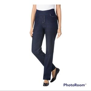 NWT - Woman Within - Pull-On Jeans in Tall length